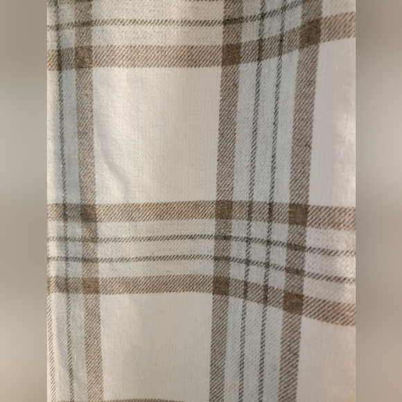 H&M Beige and Brown Plaid Shirt - Picture 7 of 10